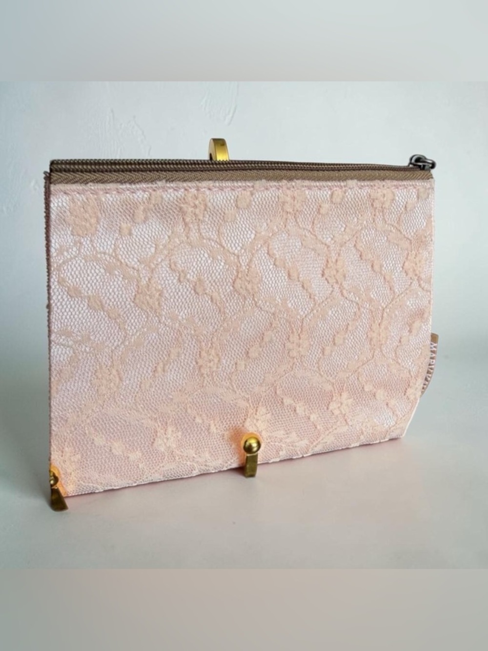 Mary Kay Pink Lace Cosmetics Bag NWOT